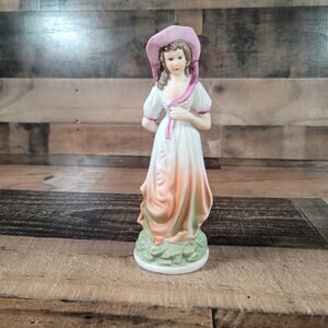 Vintage FBIA Pinkie Figurine Hand Painted 8" Porcelain